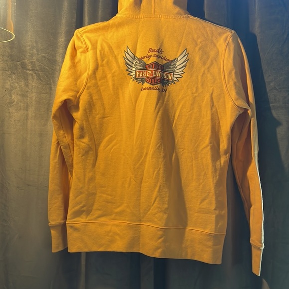 Front zip Harley Davidson lightweight hoodie - Picture 2 of 7